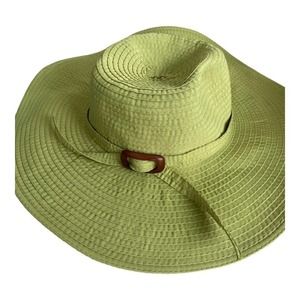 Cappelli Straworld - Lime Green Paper Straw Hat